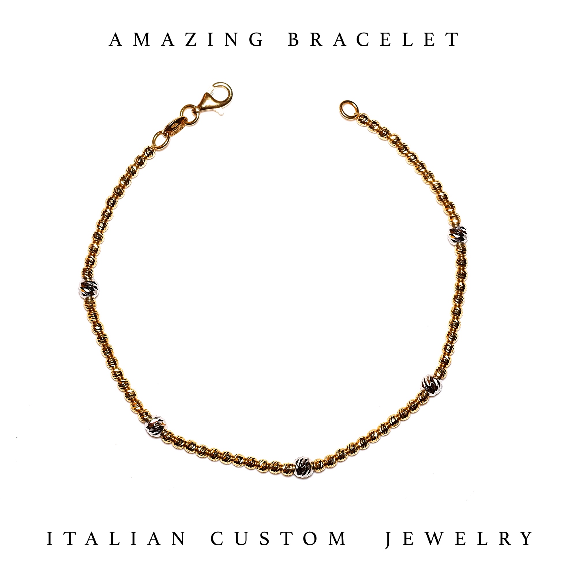 GIALLO BIANCO AMAZING BRACELET - immagine 1