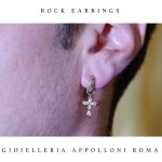 ROCK EARRINGS ROSE CROSS - immagine 4
