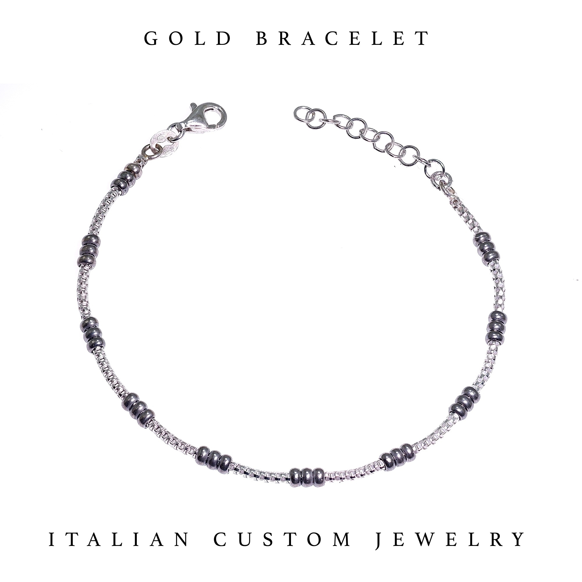 argento nero AMAZING BRACELET - immagine 1