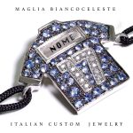 MAGLIA BIANCOCELESTE ORO