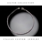 BRACCIALE TENNIS BIANCO