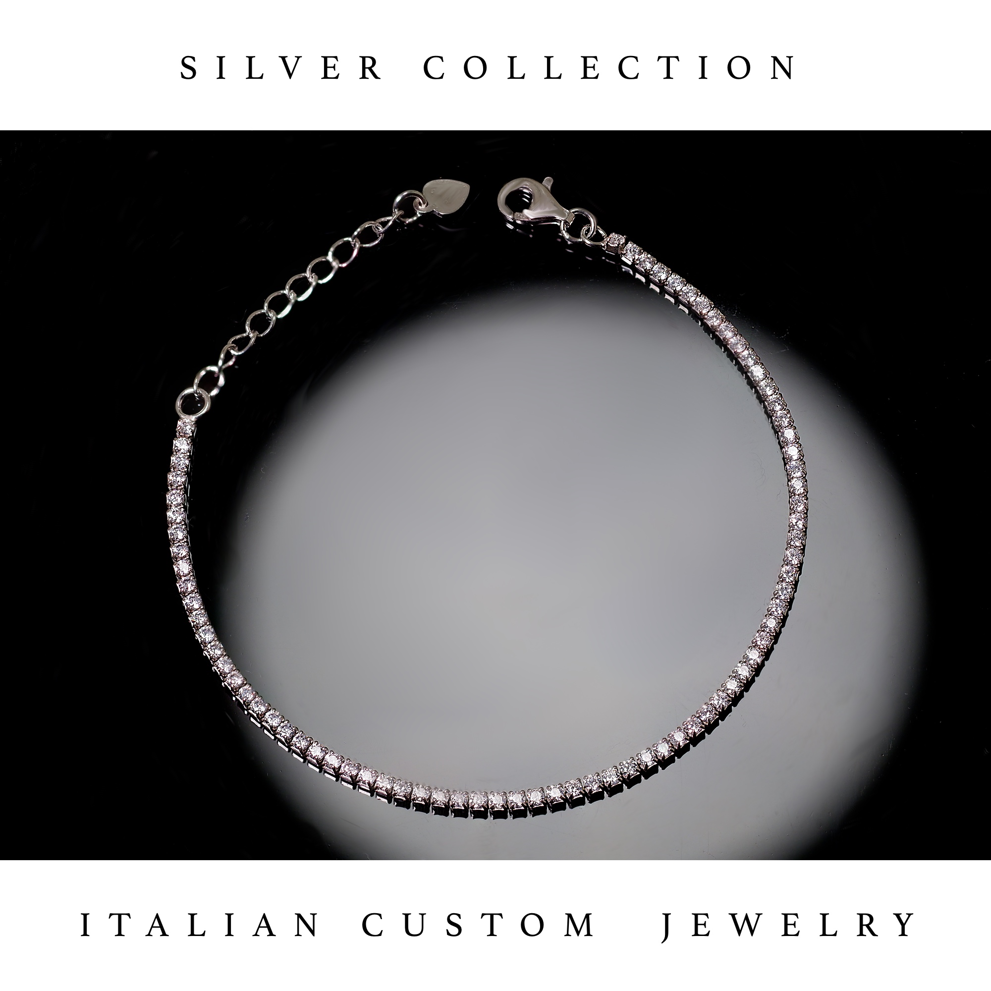 TENNIS BRACCIALE TENNIS BIANCO - immagine 1