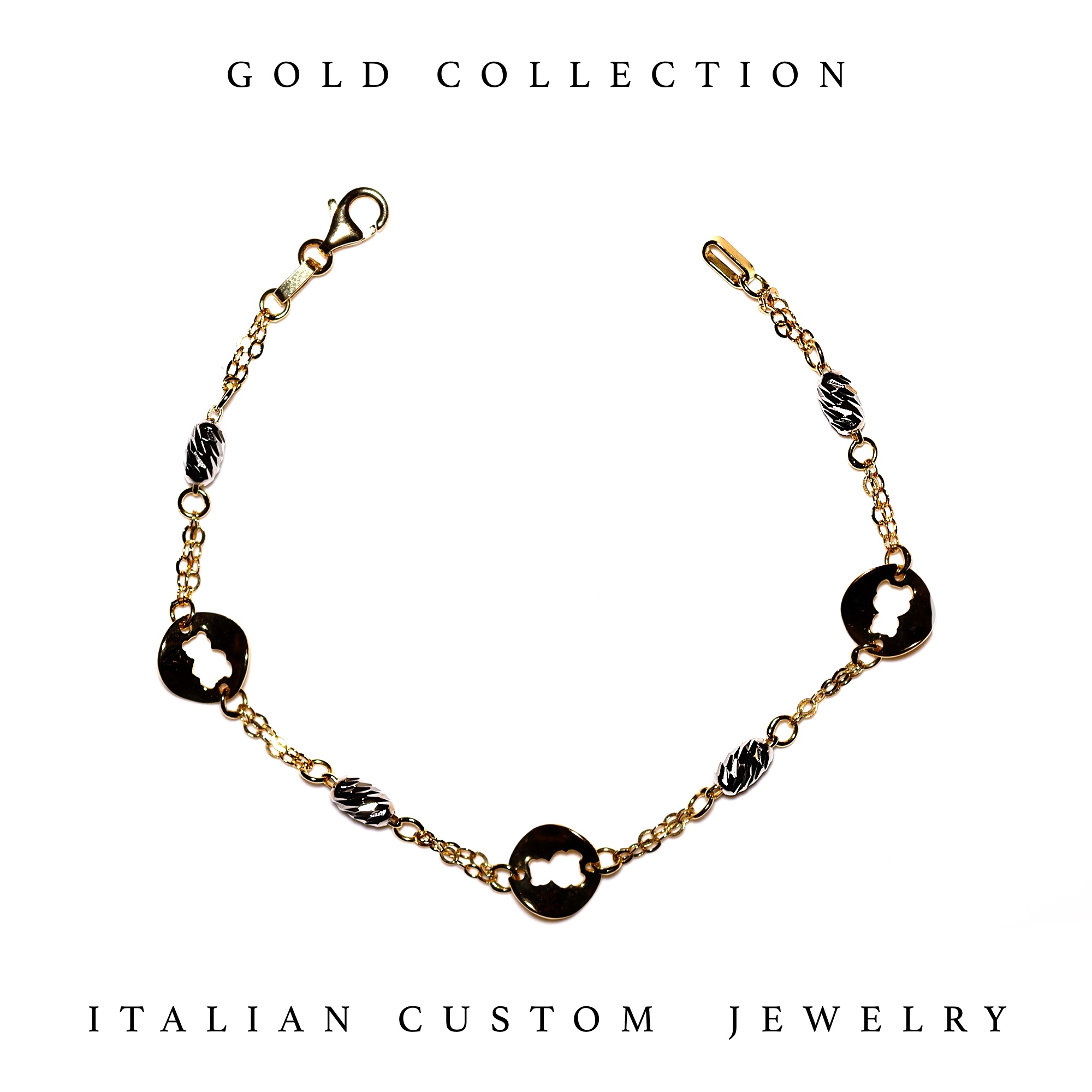 2 GOLD BRACELET - immagine 1