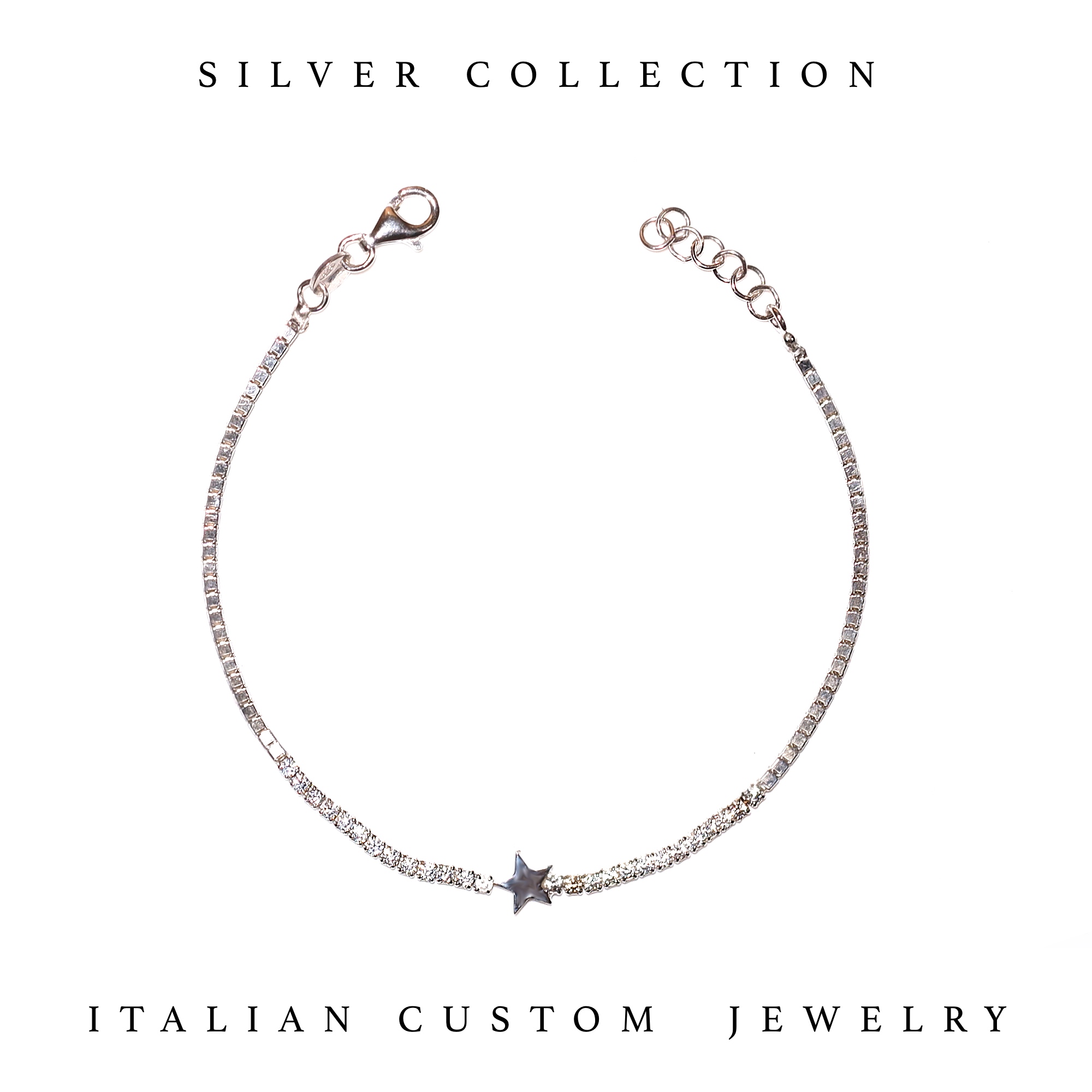 tennis stella SILVER BRACELET - immagine 1