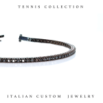 Tennis Bracelet black diamonds 2pt