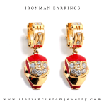 Ironman Earrings