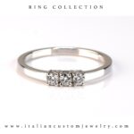 Anello Trilogy 0,18ct G VS - Image 2