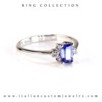 Anello con tanzanite - immagine 3