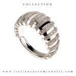 Anello Zebra con diamanti - immagine 2