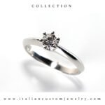 Anello Solitario O,30ct F VVS1 - Image 2