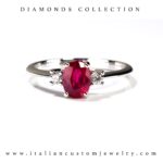 Anello Rubino Ovale - immagine 3