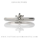 Anello Solitario O,30ct F VVS1