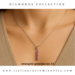 Pendente Trilogy Zaffiri Rosa - immagine 4