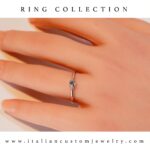 Anello Solitario 0,15ct D VS1 - immagine 4