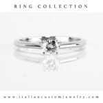 Anello Solitario 0,35ct D VVS1 - immagine 2