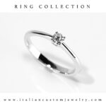 Anello Solitario 0,15ct D VS1