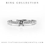 Anello Solitario 0,15ct D VS1 - immagine 2