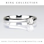 Anello Solitario 0,15ct F VVS1 - immagine 3