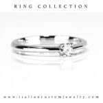 Anello Solitario 0,15ct D VS1 - immagine 2