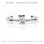 Anello Solitario 0,15ct D VS1 - immagine 3