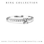 Anello Solitario 0,15ct D VS1