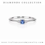 Anello Con Zaffiro e Diamanti - Image 2