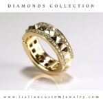 Diamonds Earrings Mono Yellow