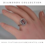 Anello Con Diamanti e Morganite - Image 3