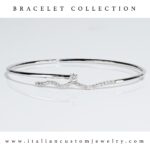 Bracciale Tennis rigido con diamanti - Image 3