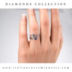 Anello Con Zaffiro e Diamanti - immagine 4