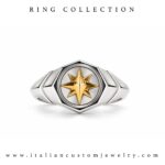 Anello in Argento Rosa dei Venti