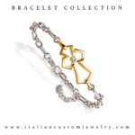 Bracciale In  Argento Con Rosa Venti