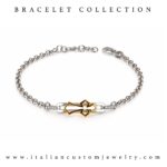 Bracciale In  Argento Con Croce