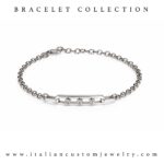 Bracciale In  Argento Con Zirconi