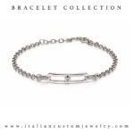 Bracciale In  Argento Con Zirconi