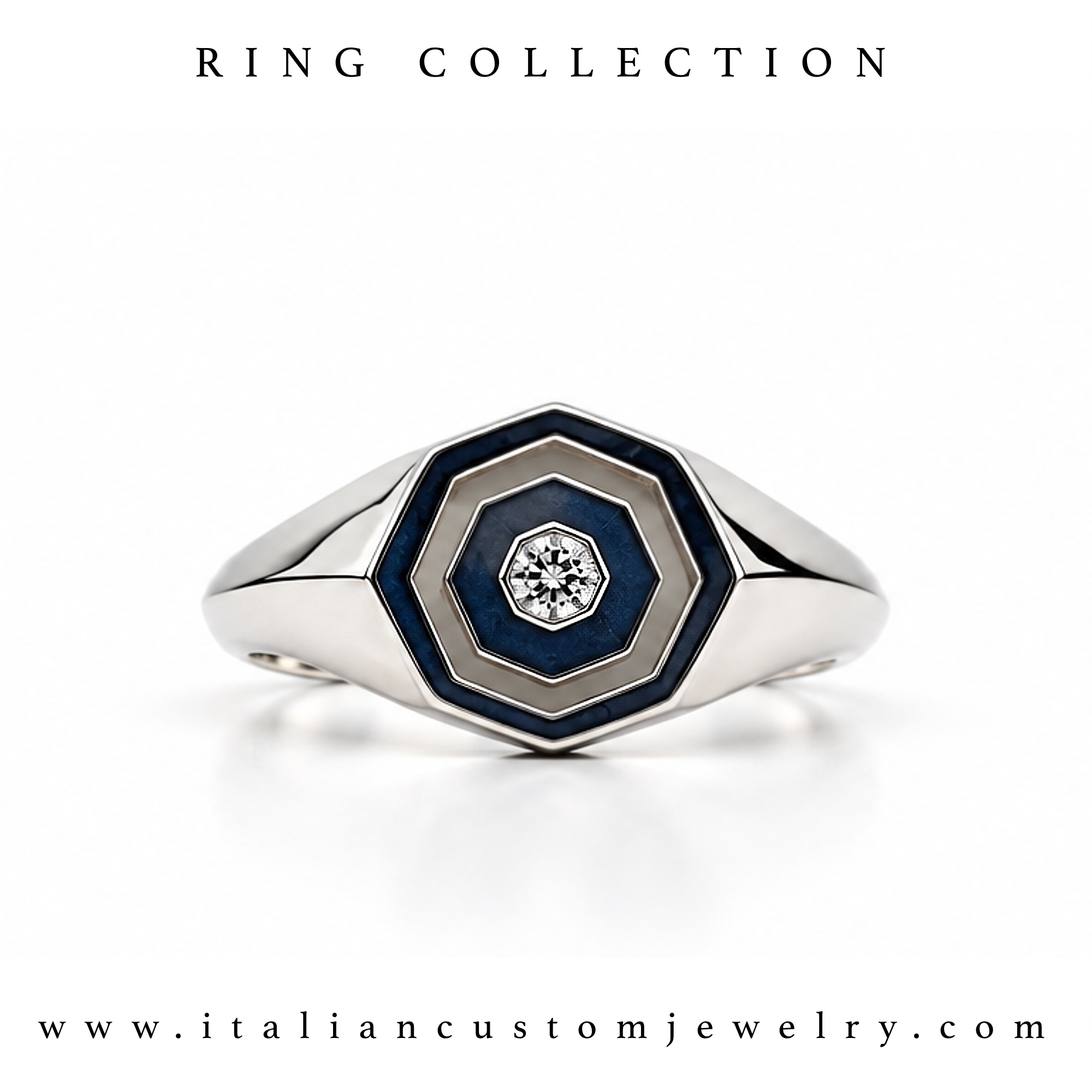 m2 Anello in Argento Sigillo - Image 1