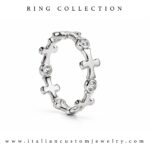 Anello in Argento Fedina Croci - Image 2