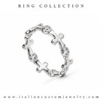 Anello in Argento Fedina Croci - Image 3